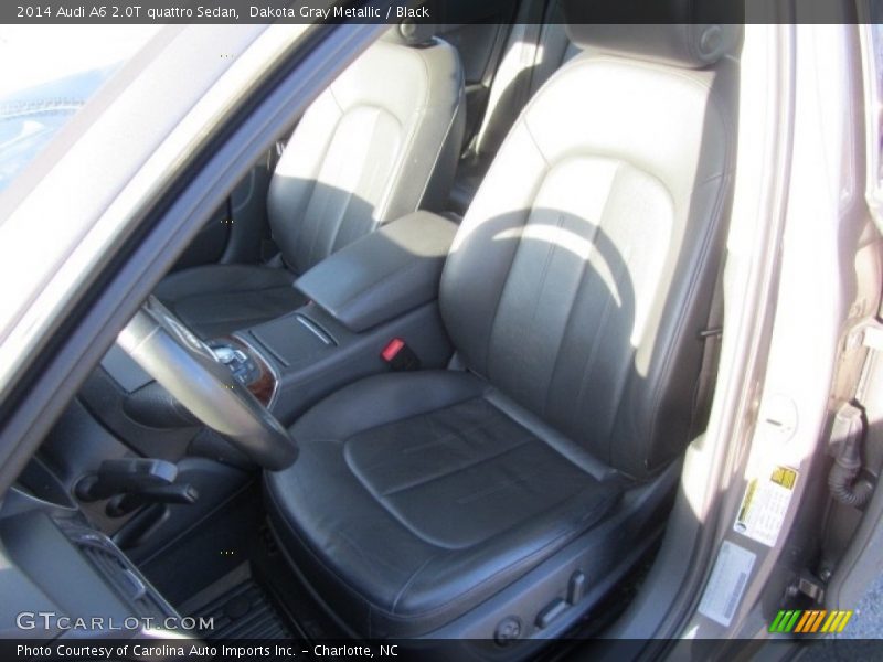 Dakota Gray Metallic / Black 2014 Audi A6 2.0T quattro Sedan