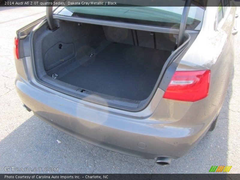 Dakota Gray Metallic / Black 2014 Audi A6 2.0T quattro Sedan