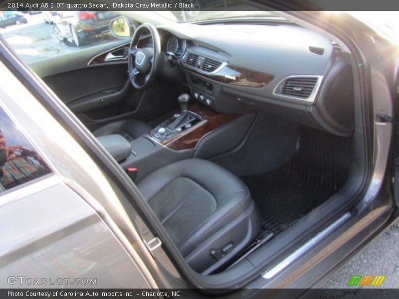 Dakota Gray Metallic / Black 2014 Audi A6 2.0T quattro Sedan