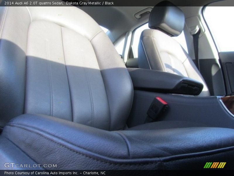 Dakota Gray Metallic / Black 2014 Audi A6 2.0T quattro Sedan