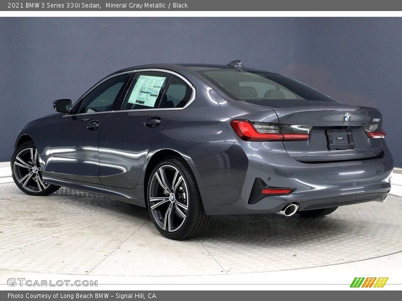 Mineral Gray Metallic / Black 2021 BMW 3 Series 330i Sedan