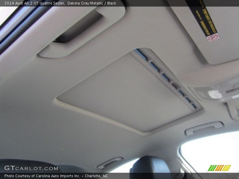 Dakota Gray Metallic / Black 2014 Audi A6 2.0T quattro Sedan