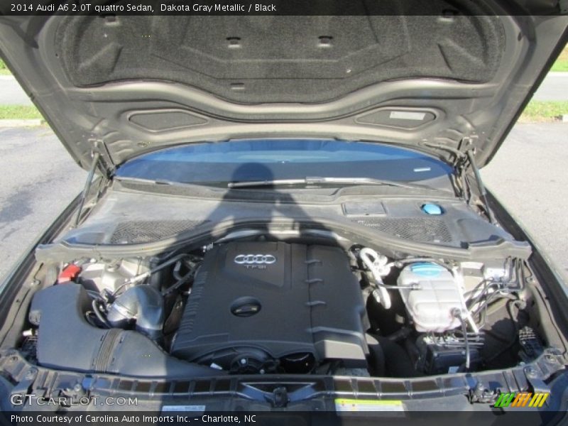Dakota Gray Metallic / Black 2014 Audi A6 2.0T quattro Sedan
