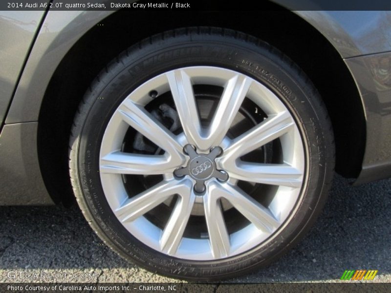 Dakota Gray Metallic / Black 2014 Audi A6 2.0T quattro Sedan