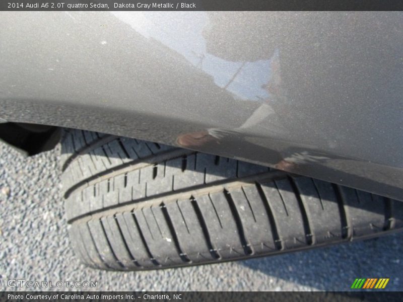 Dakota Gray Metallic / Black 2014 Audi A6 2.0T quattro Sedan