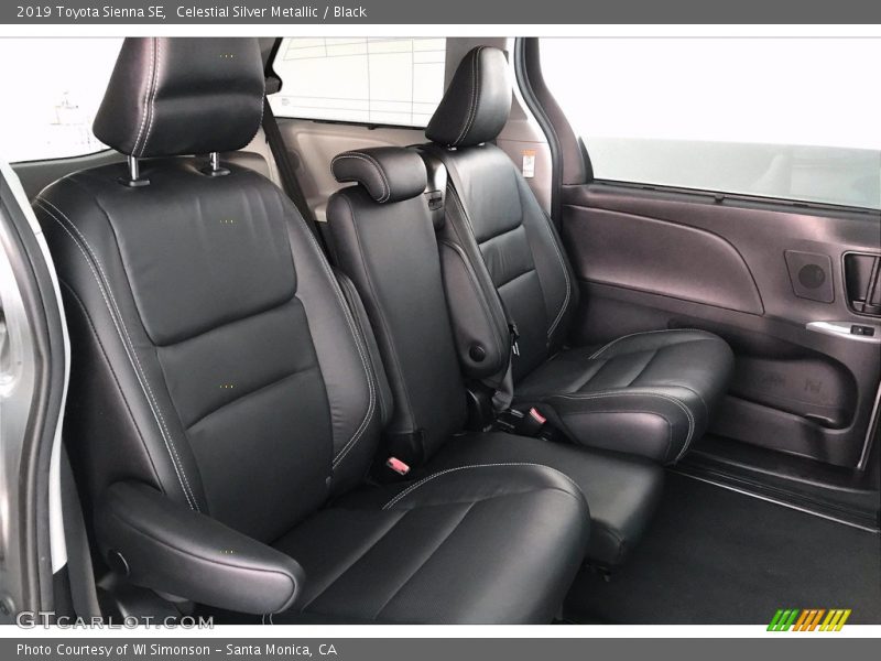 Rear Seat of 2019 Sienna SE