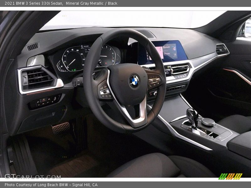 Mineral Gray Metallic / Black 2021 BMW 3 Series 330i Sedan