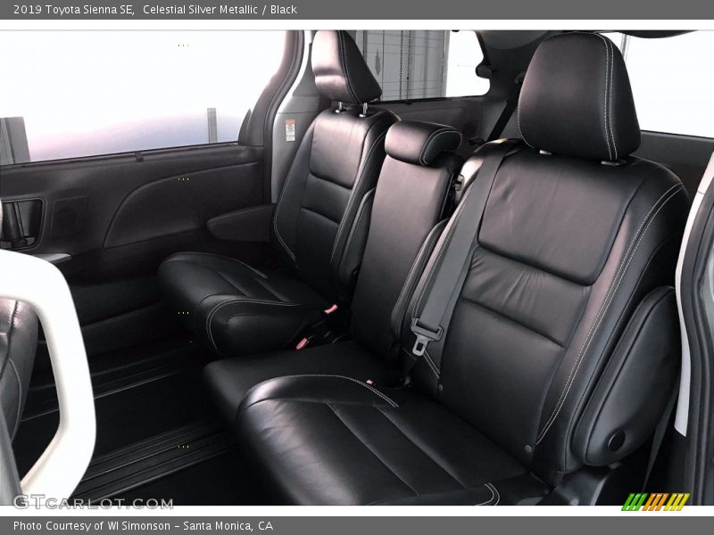 Rear Seat of 2019 Sienna SE
