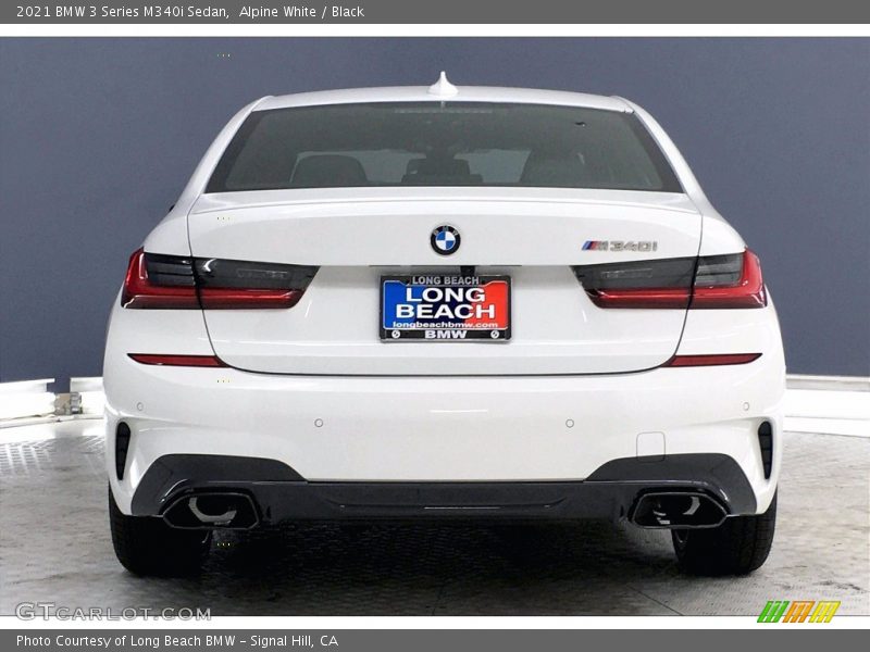 Alpine White / Black 2021 BMW 3 Series M340i Sedan