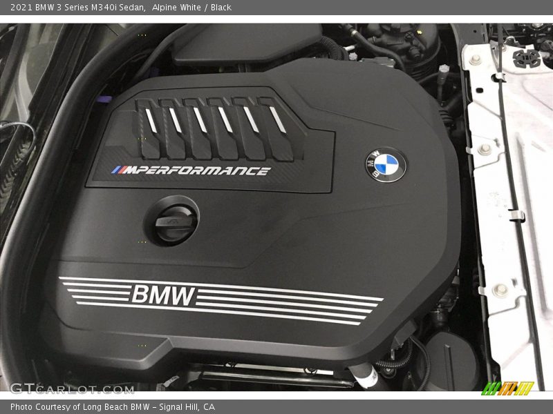 Alpine White / Black 2021 BMW 3 Series M340i Sedan