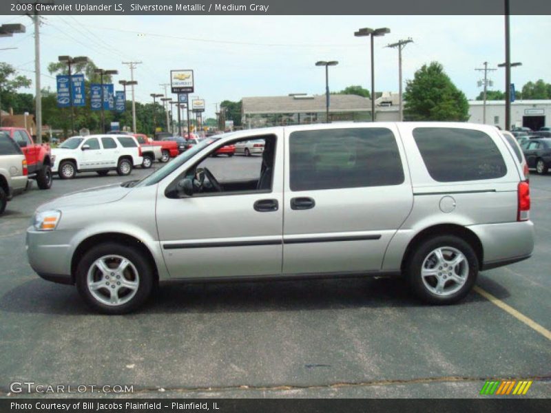 Silverstone Metallic / Medium Gray 2008 Chevrolet Uplander LS