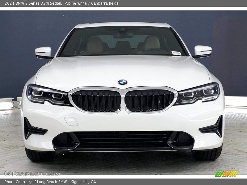 Alpine White / Canberra Beige 2021 BMW 3 Series 330i Sedan