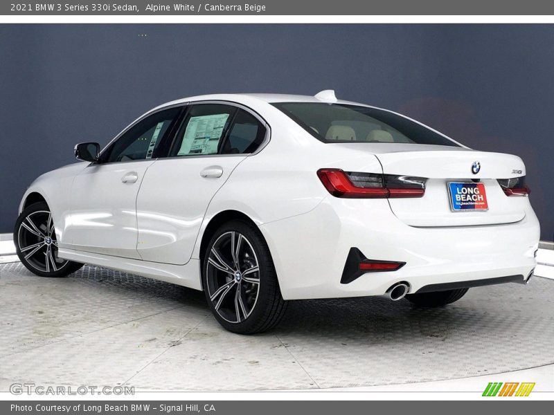 Alpine White / Canberra Beige 2021 BMW 3 Series 330i Sedan
