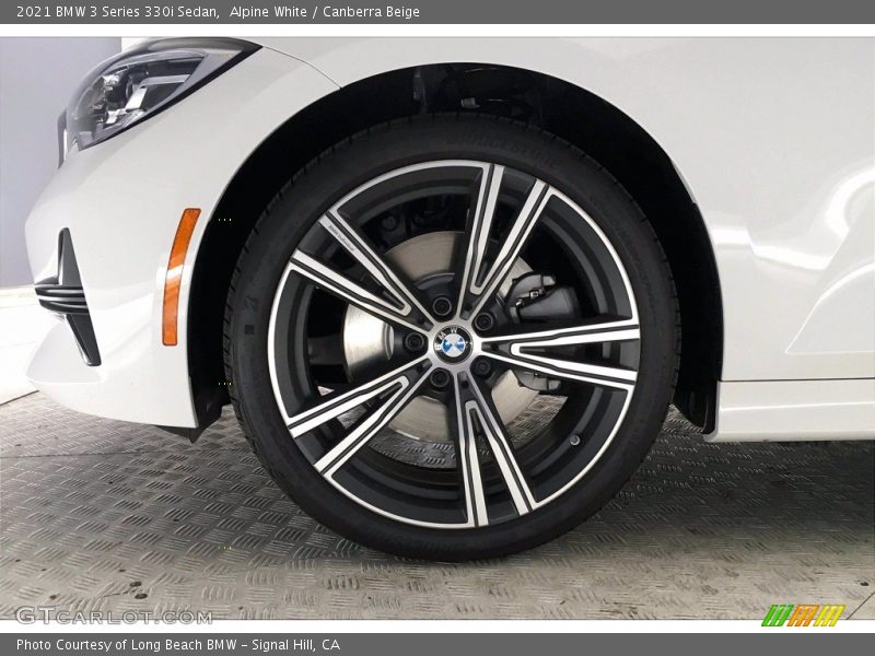 Alpine White / Canberra Beige 2021 BMW 3 Series 330i Sedan