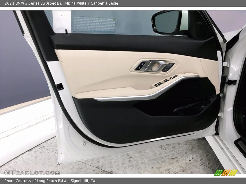 Alpine White / Canberra Beige 2021 BMW 3 Series 330i Sedan