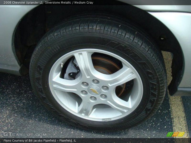 Silverstone Metallic / Medium Gray 2008 Chevrolet Uplander LS