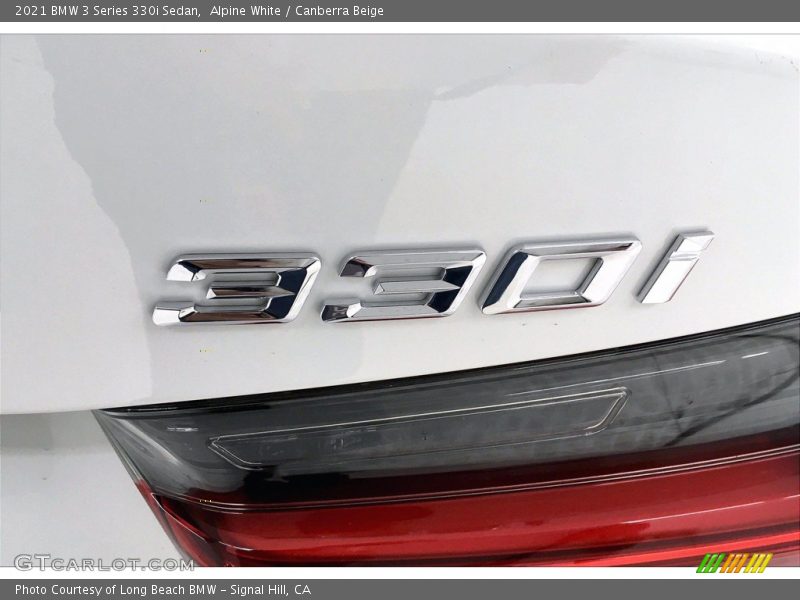 Alpine White / Canberra Beige 2021 BMW 3 Series 330i Sedan