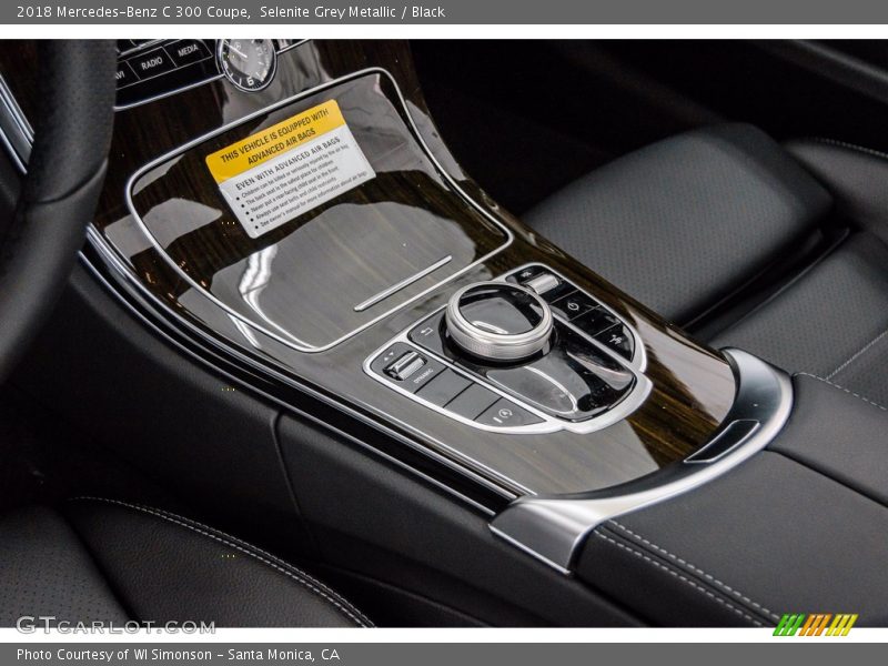 Selenite Grey Metallic / Black 2018 Mercedes-Benz C 300 Coupe