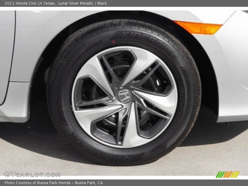 Lunar Silver Metallic / Black 2021 Honda Civic LX Sedan