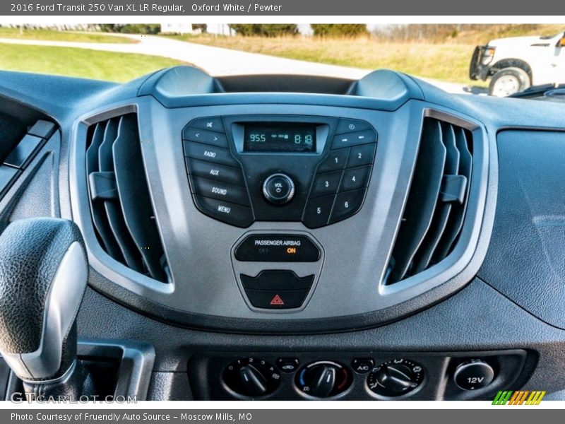 Controls of 2016 Transit 250 Van XL LR Regular