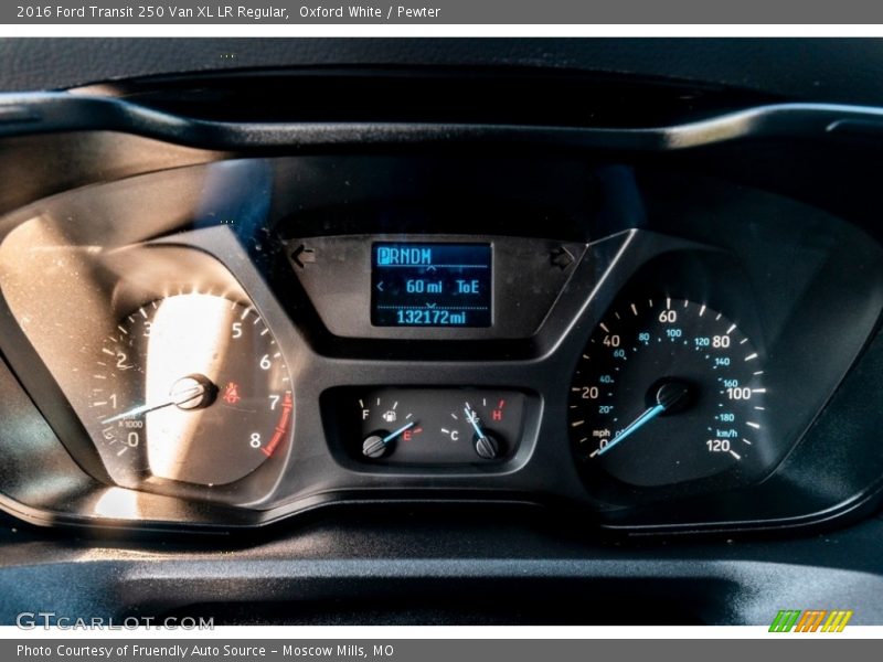Oxford White / Pewter 2016 Ford Transit 250 Van XL LR Regular