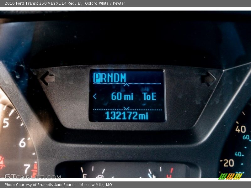 Oxford White / Pewter 2016 Ford Transit 250 Van XL LR Regular