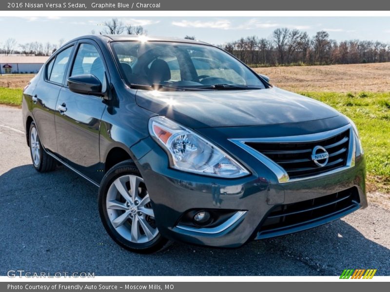  2016 Versa S Sedan Graphite Blue