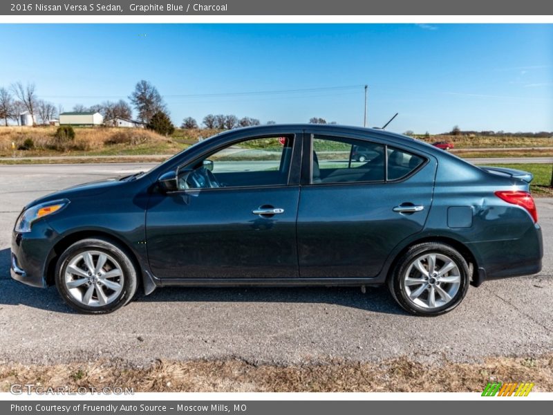  2016 Versa S Sedan Graphite Blue