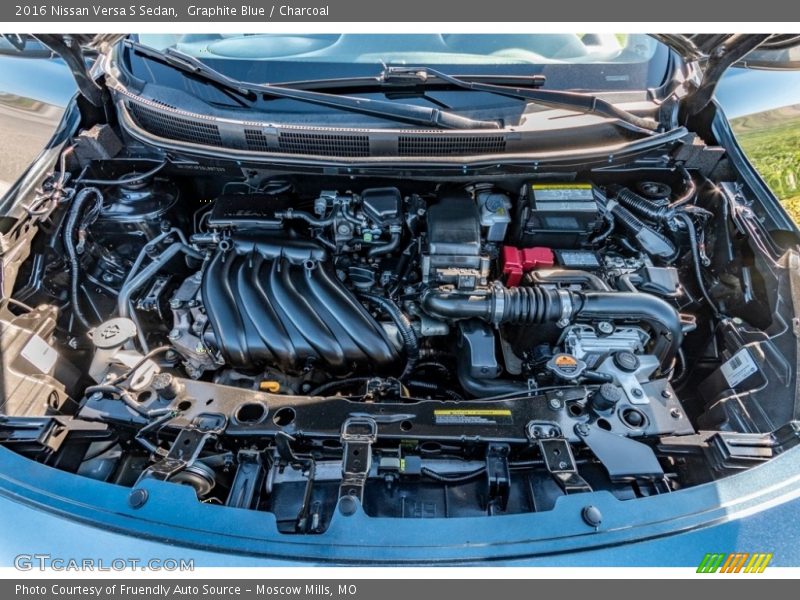  2016 Versa S Sedan Engine - 1.6 Liter DOHC 16-Valve CVTCS 4 Cylinder