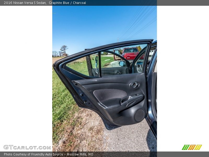 Graphite Blue / Charcoal 2016 Nissan Versa S Sedan