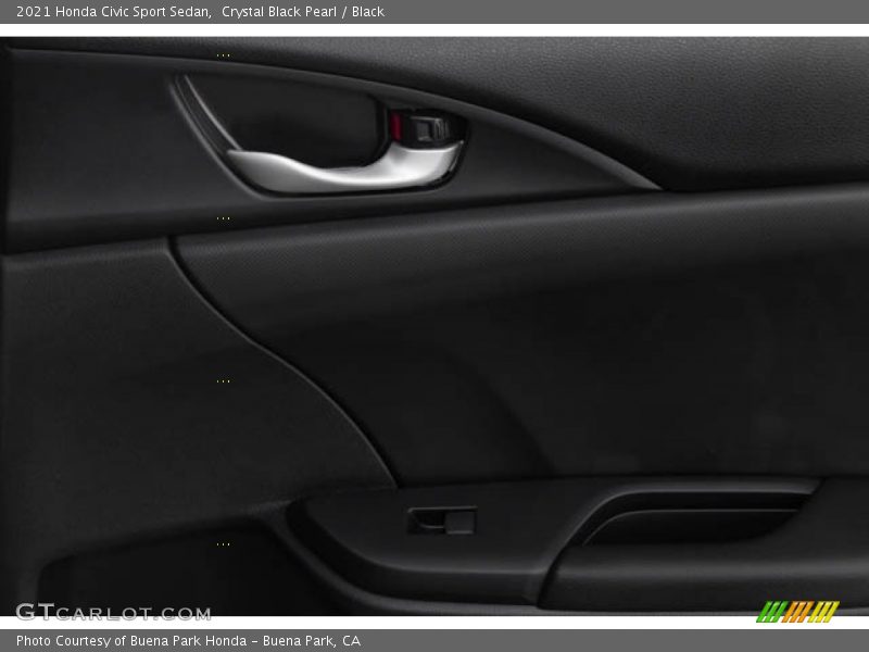 Crystal Black Pearl / Black 2021 Honda Civic Sport Sedan