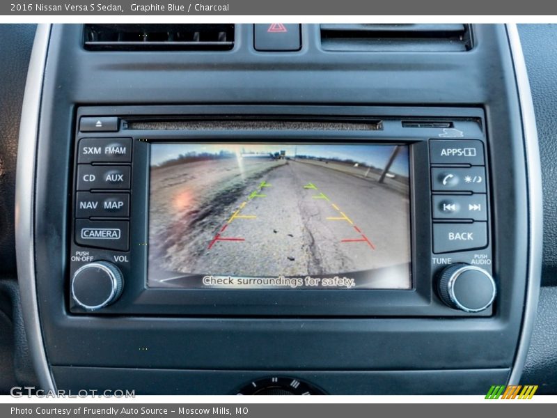 Controls of 2016 Versa S Sedan