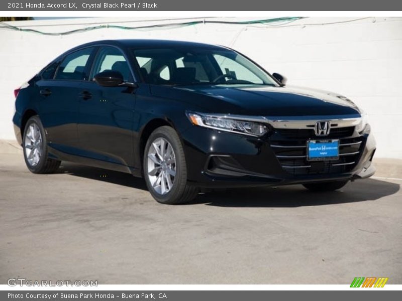 Crystal Black Pearl / Black 2021 Honda Accord LX