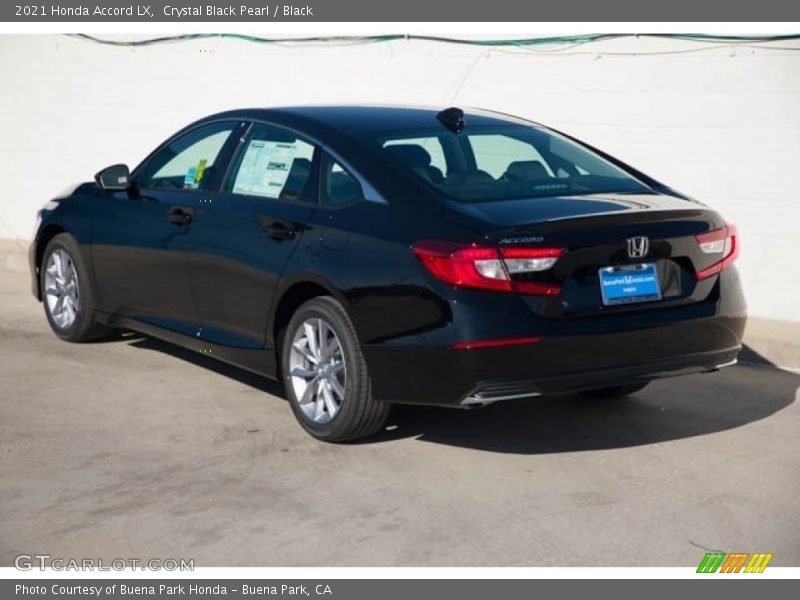 Crystal Black Pearl / Black 2021 Honda Accord LX