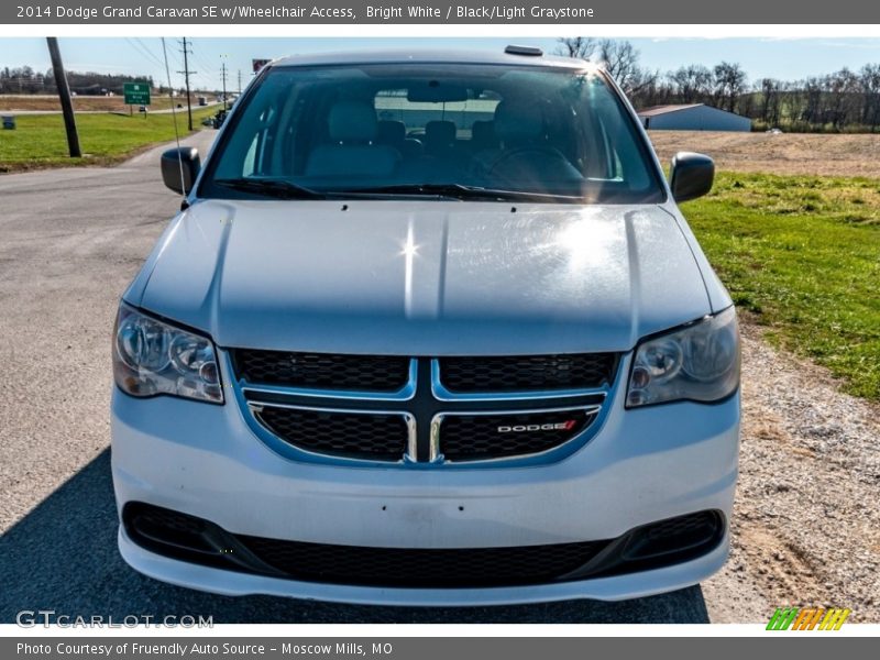 Bright White / Black/Light Graystone 2014 Dodge Grand Caravan SE w/Wheelchair Access