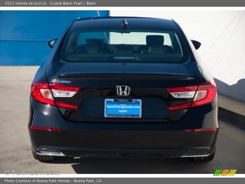Crystal Black Pearl / Black 2021 Honda Accord LX