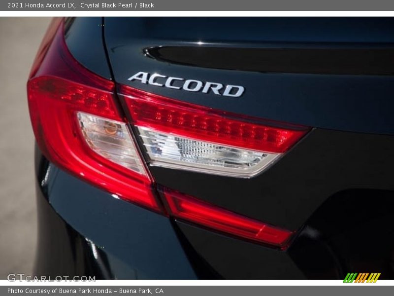 Crystal Black Pearl / Black 2021 Honda Accord LX
