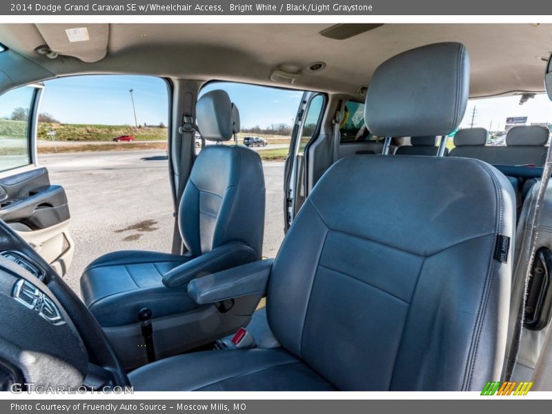 Bright White / Black/Light Graystone 2014 Dodge Grand Caravan SE w/Wheelchair Access
