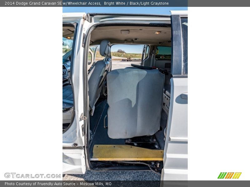 Bright White / Black/Light Graystone 2014 Dodge Grand Caravan SE w/Wheelchair Access