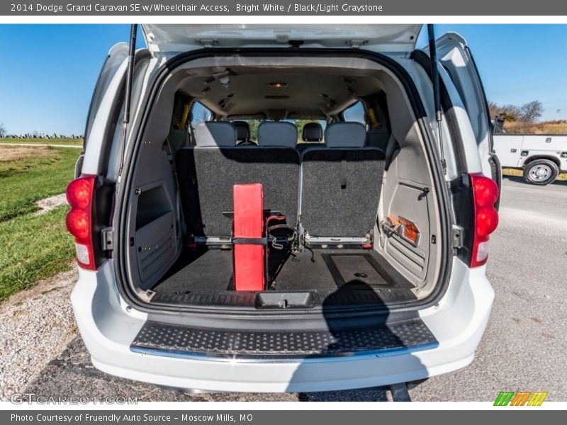 Bright White / Black/Light Graystone 2014 Dodge Grand Caravan SE w/Wheelchair Access