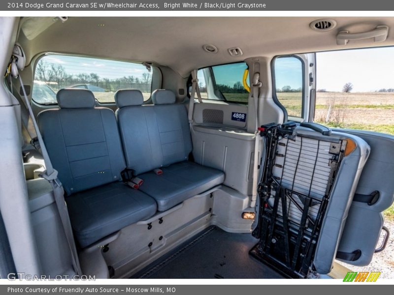 Rear Seat of 2014 Grand Caravan SE w/Wheelchair Access