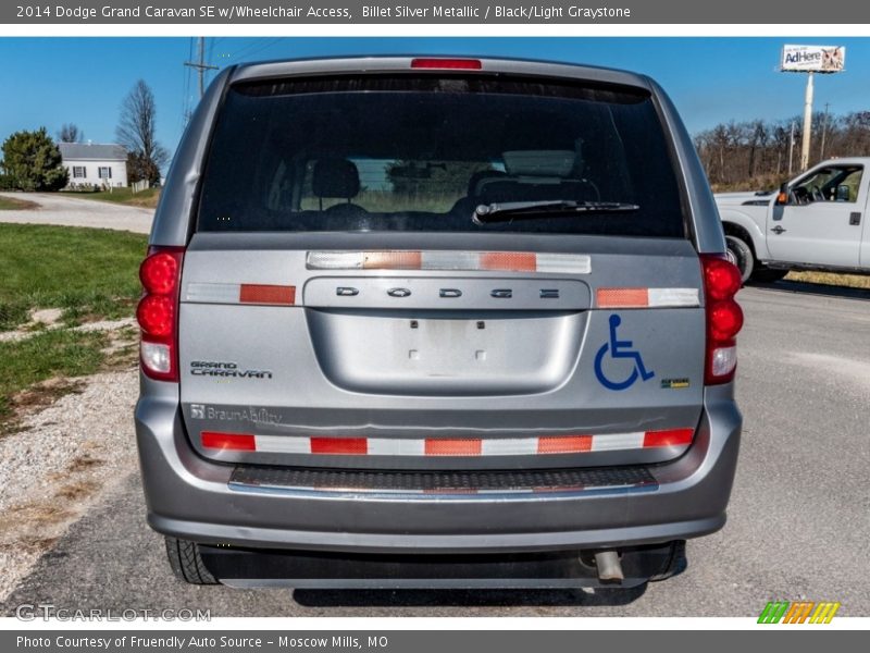 Billet Silver Metallic / Black/Light Graystone 2014 Dodge Grand Caravan SE w/Wheelchair Access