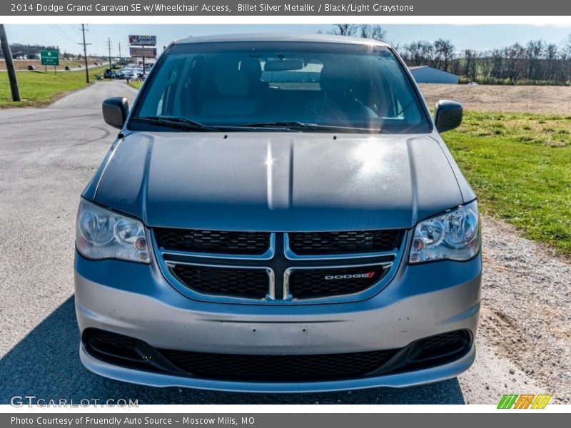 Billet Silver Metallic / Black/Light Graystone 2014 Dodge Grand Caravan SE w/Wheelchair Access