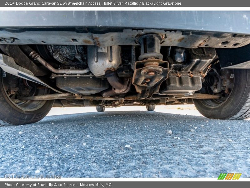 Billet Silver Metallic / Black/Light Graystone 2014 Dodge Grand Caravan SE w/Wheelchair Access