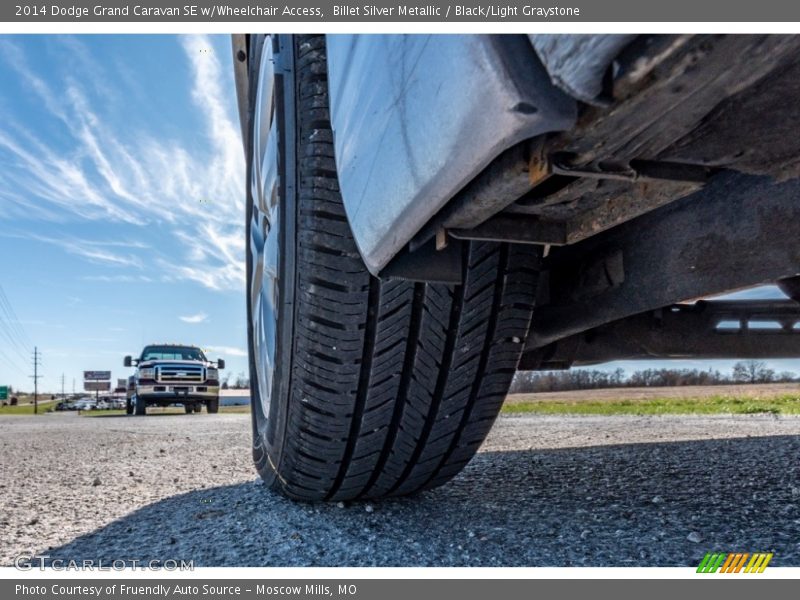 Billet Silver Metallic / Black/Light Graystone 2014 Dodge Grand Caravan SE w/Wheelchair Access