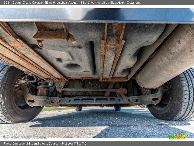 Billet Silver Metallic / Black/Light Graystone 2014 Dodge Grand Caravan SE w/Wheelchair Access