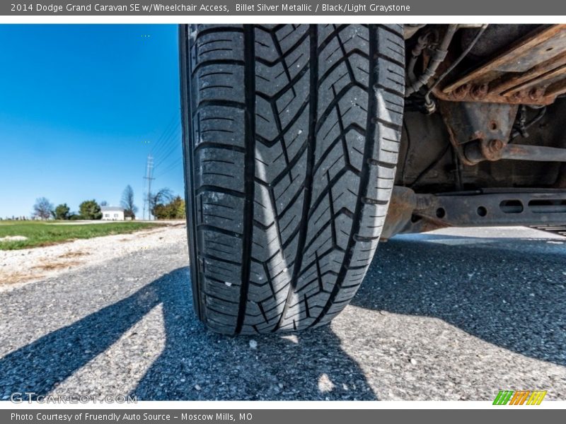 Billet Silver Metallic / Black/Light Graystone 2014 Dodge Grand Caravan SE w/Wheelchair Access