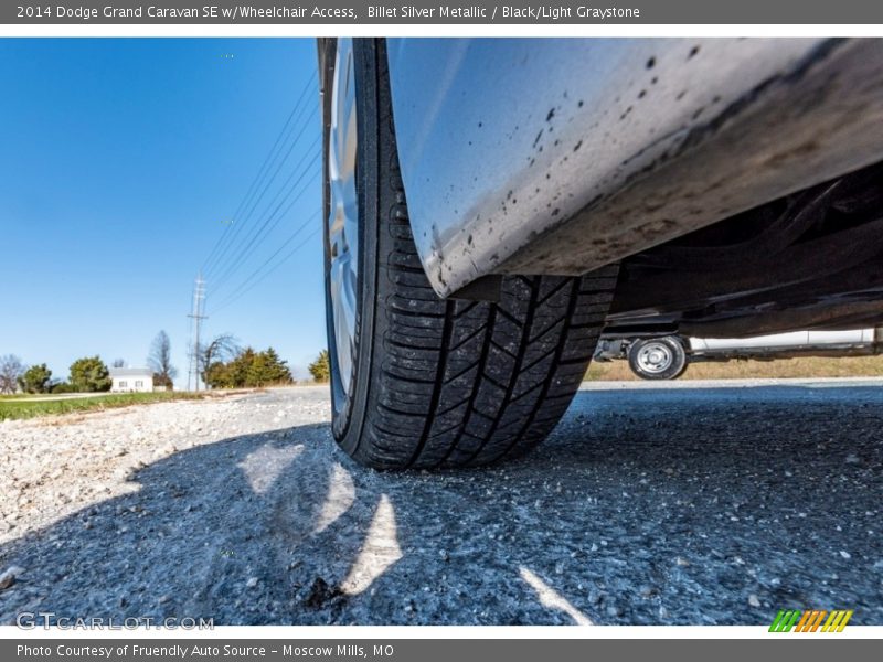 Billet Silver Metallic / Black/Light Graystone 2014 Dodge Grand Caravan SE w/Wheelchair Access