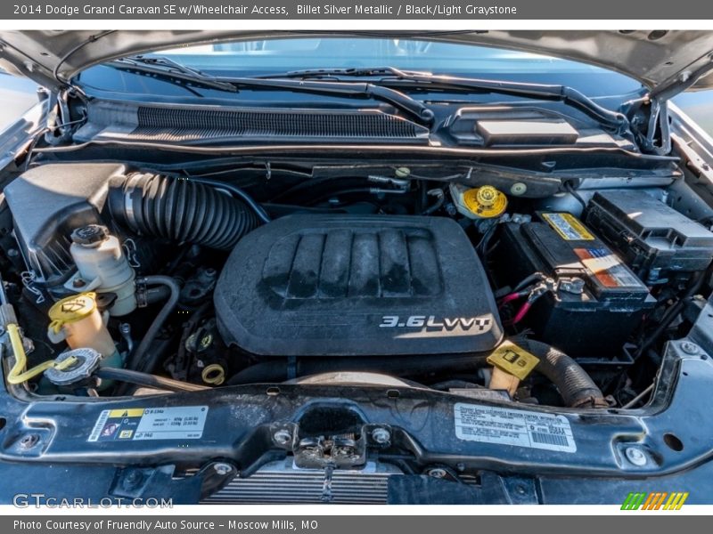 Billet Silver Metallic / Black/Light Graystone 2014 Dodge Grand Caravan SE w/Wheelchair Access