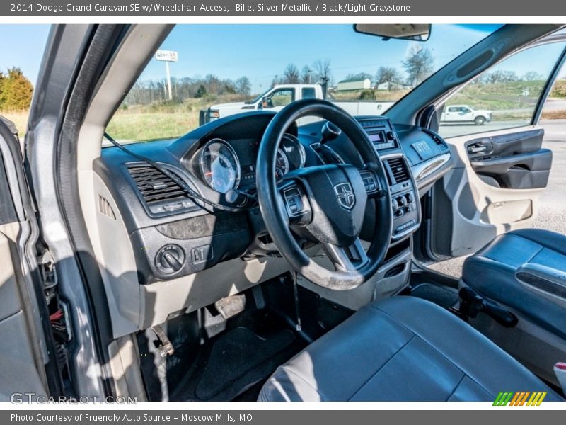 Billet Silver Metallic / Black/Light Graystone 2014 Dodge Grand Caravan SE w/Wheelchair Access